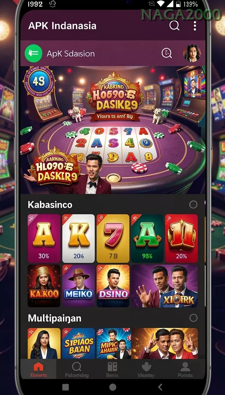 Cuplikan layar IDAGAME — halaman utama