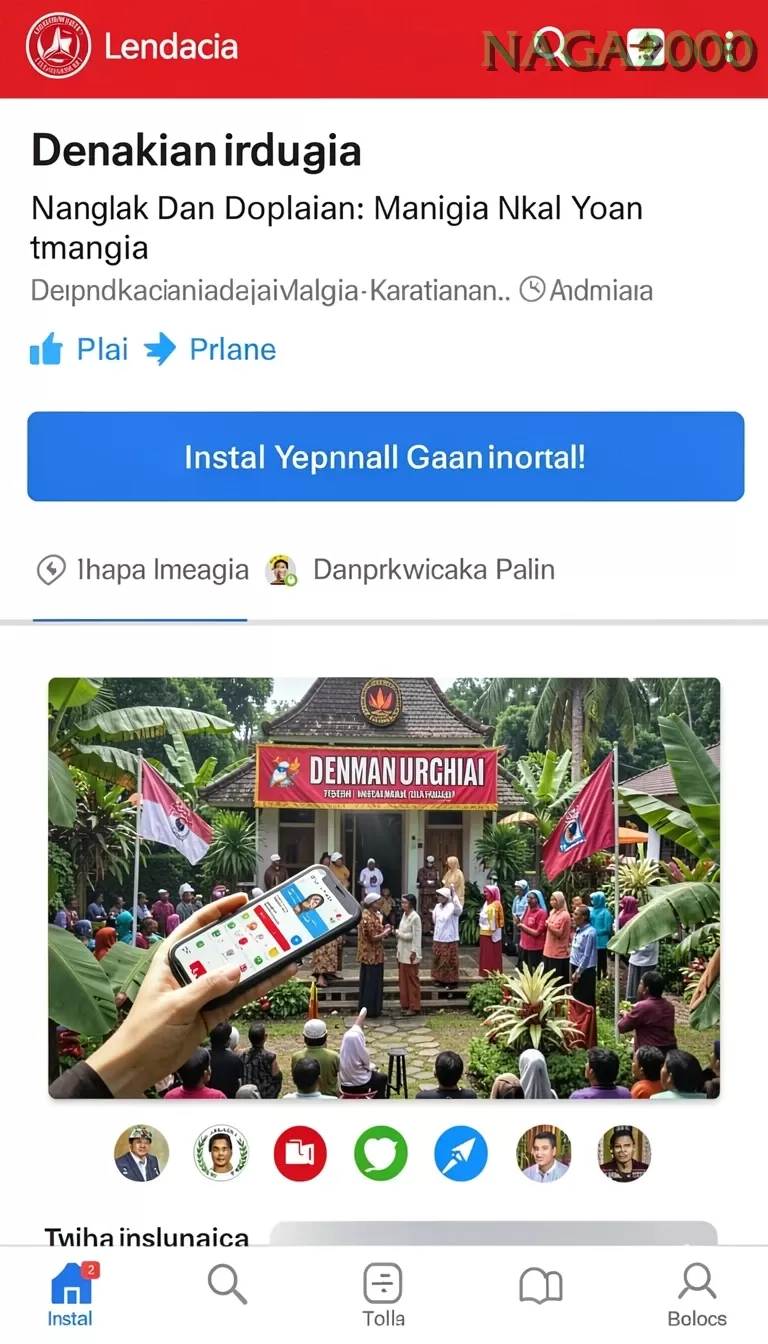 Cuplikan layar MARQUEE — menu navigasi