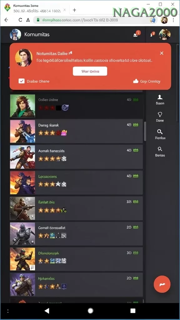 Cuplikan layar DINGDONGTOGEL — menu navigasi